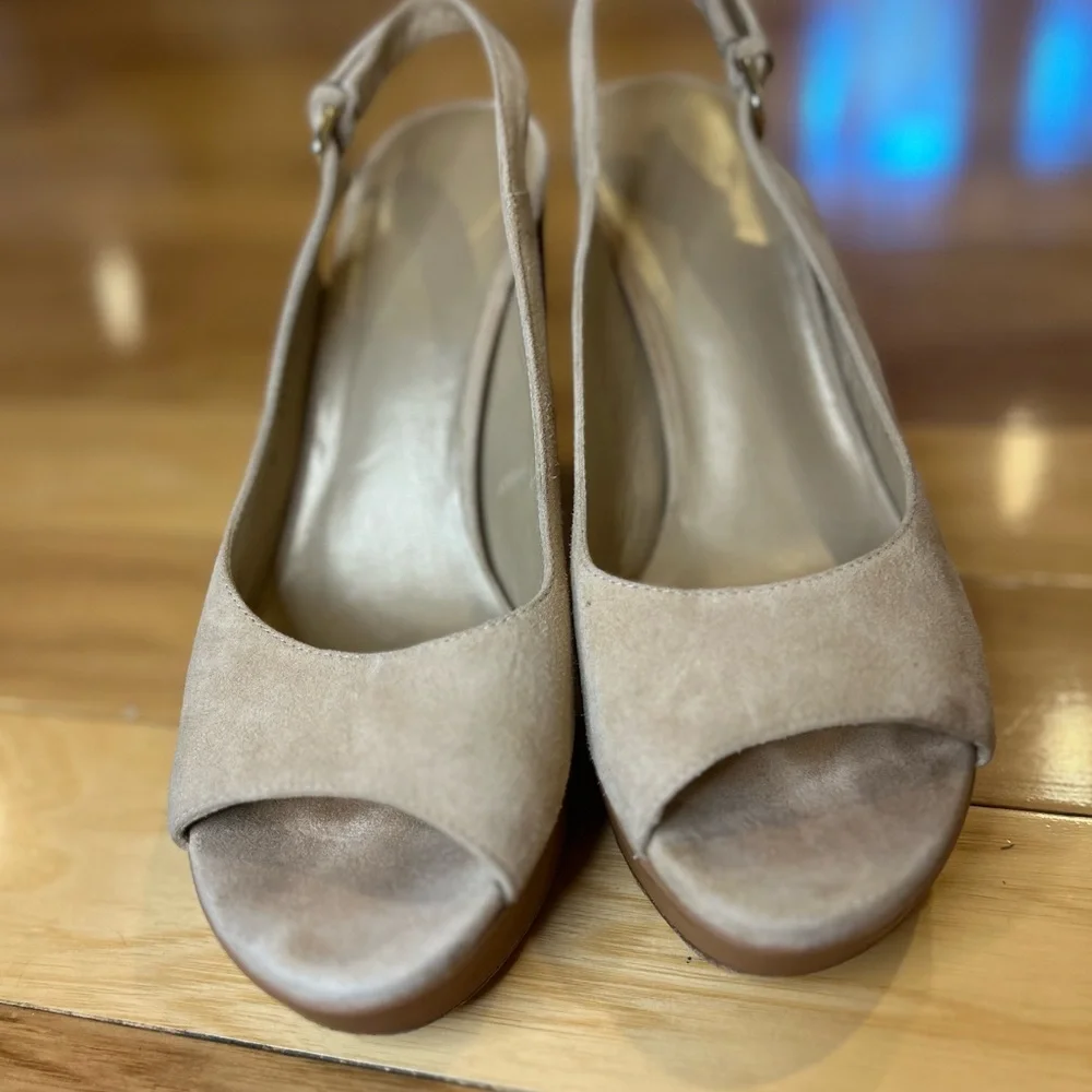 Stuart Weitzman platform elevated
